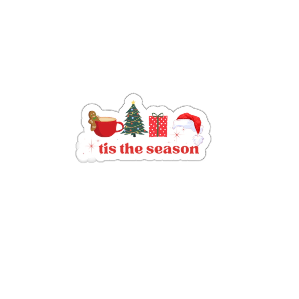 Copy of Tis The Season Christmas Stickers