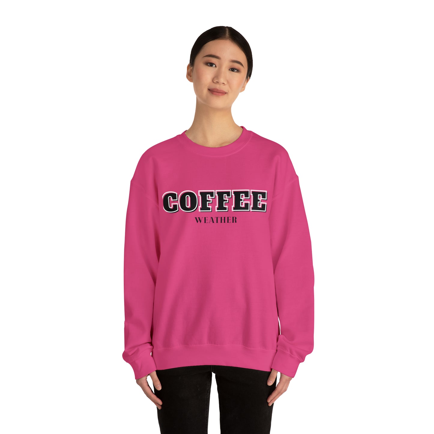 Coffee Weather Unisex Heavy Blend Crewneck Sweatshirt