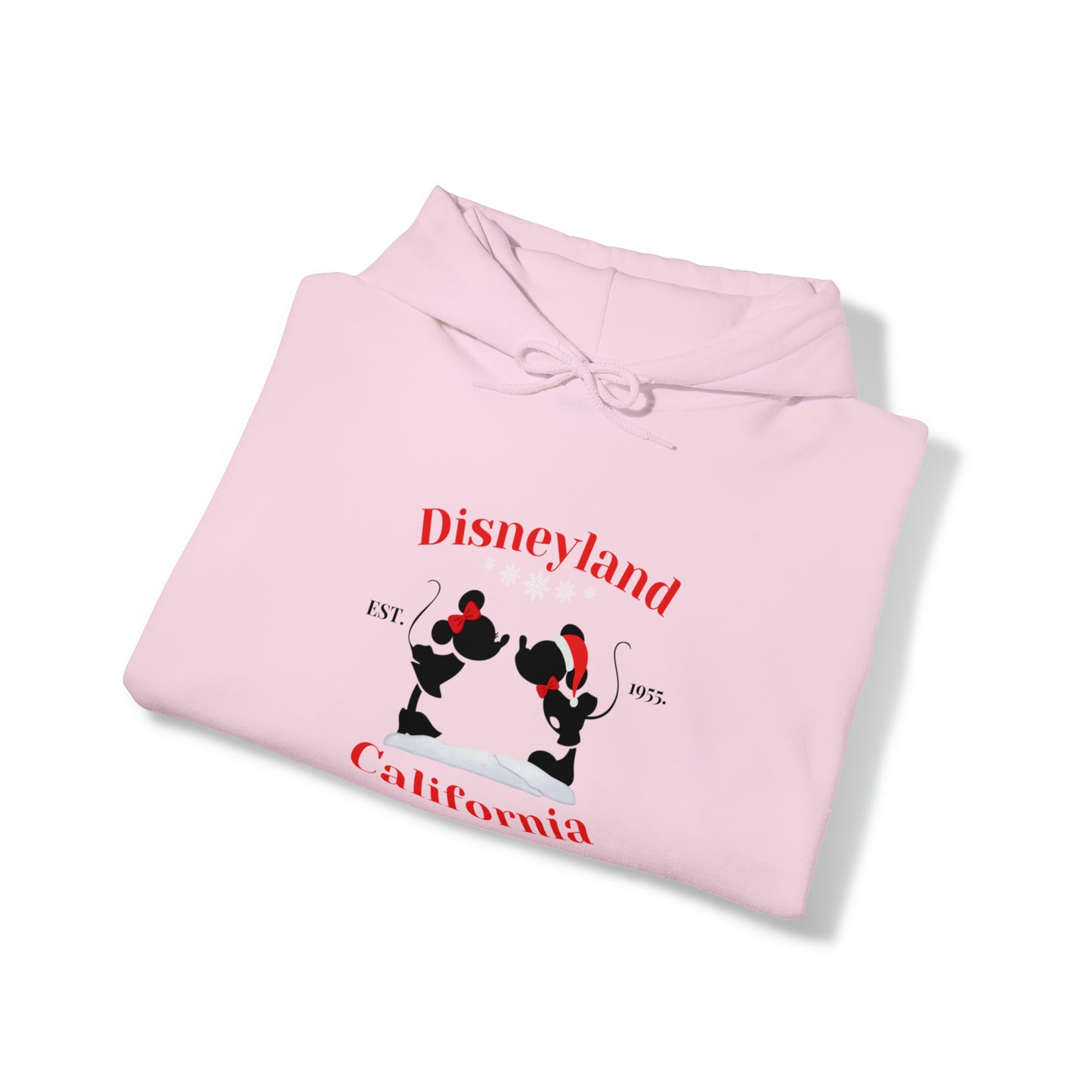 Disneyland Mickey And Minnie Christmas Unisex Heavy Blend Hooded Sweatshirt