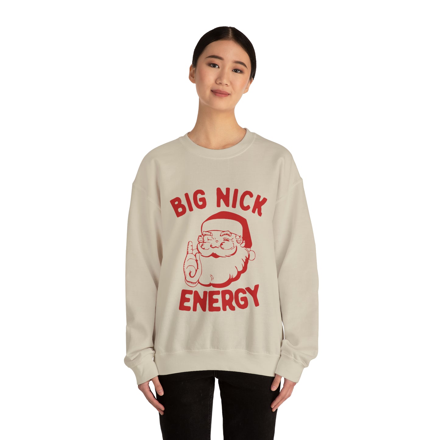 Big Nick Energy Unisex Heavy Blend Crewneck Sweatshirt