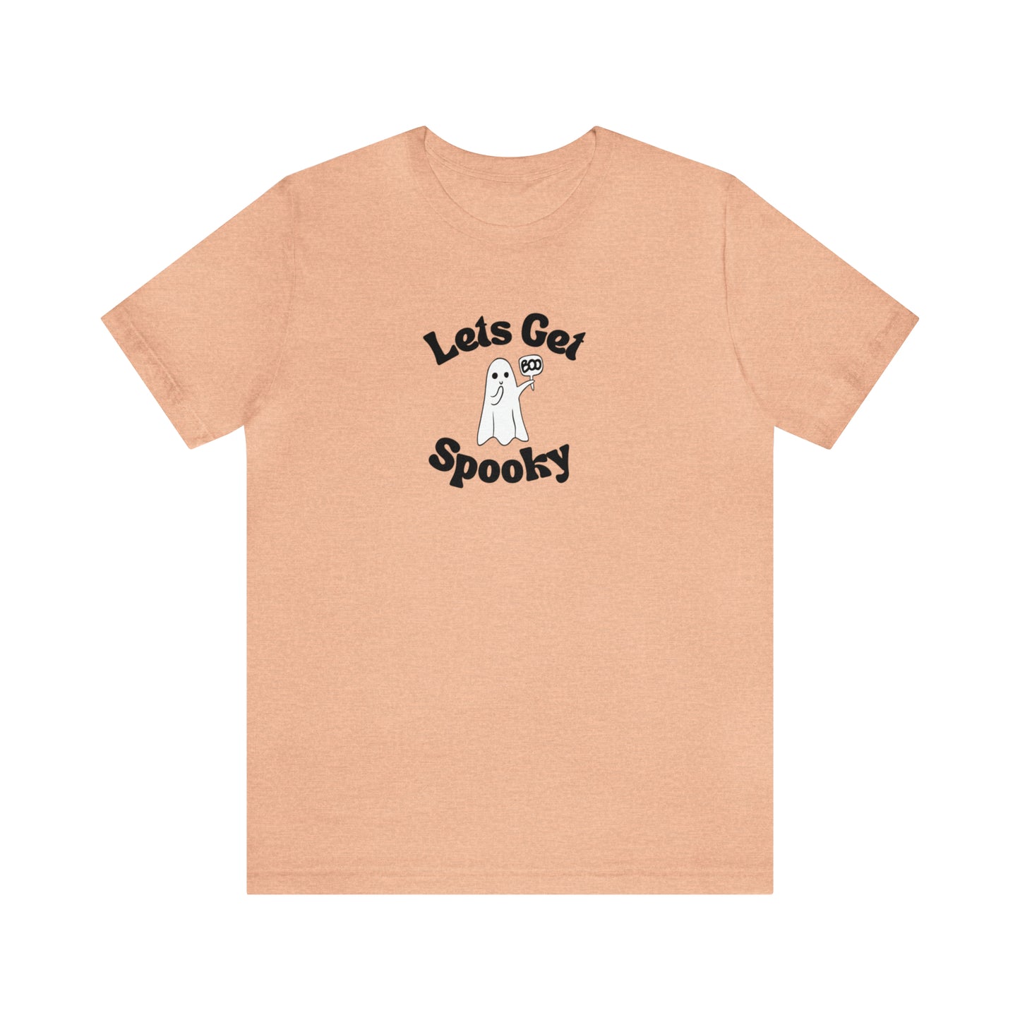 Let’s Get Spooky Ghost Unisex Jersey Short Sleeve Tee