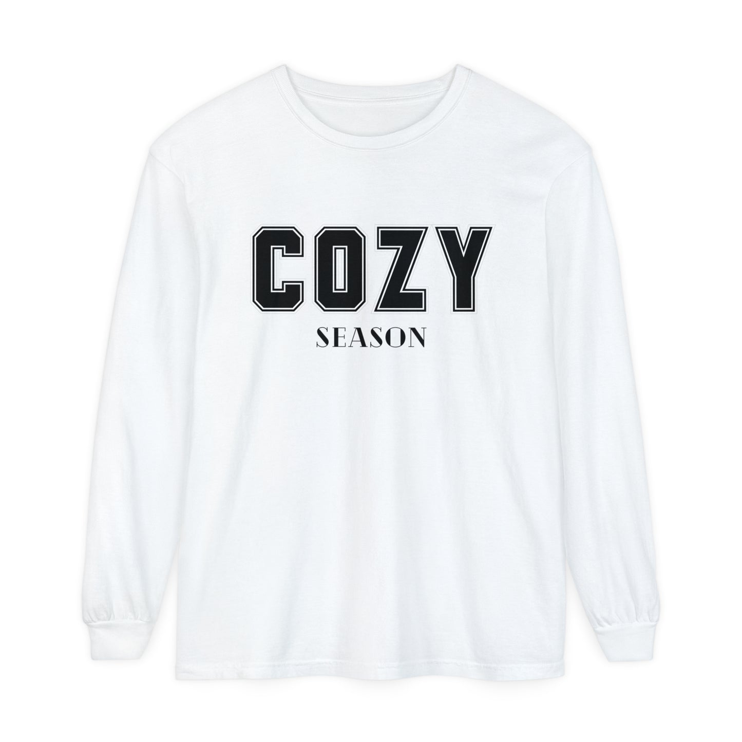 Cozy Season Comfort Colors Unisex Garment-dyed Long Sleeve T-Shirt