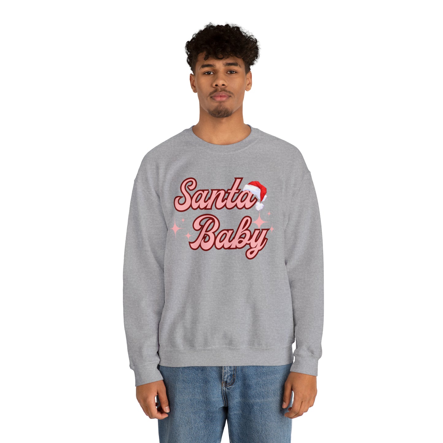 Santa Baby Unisex Heavy Blend Crewneck Sweatshirt