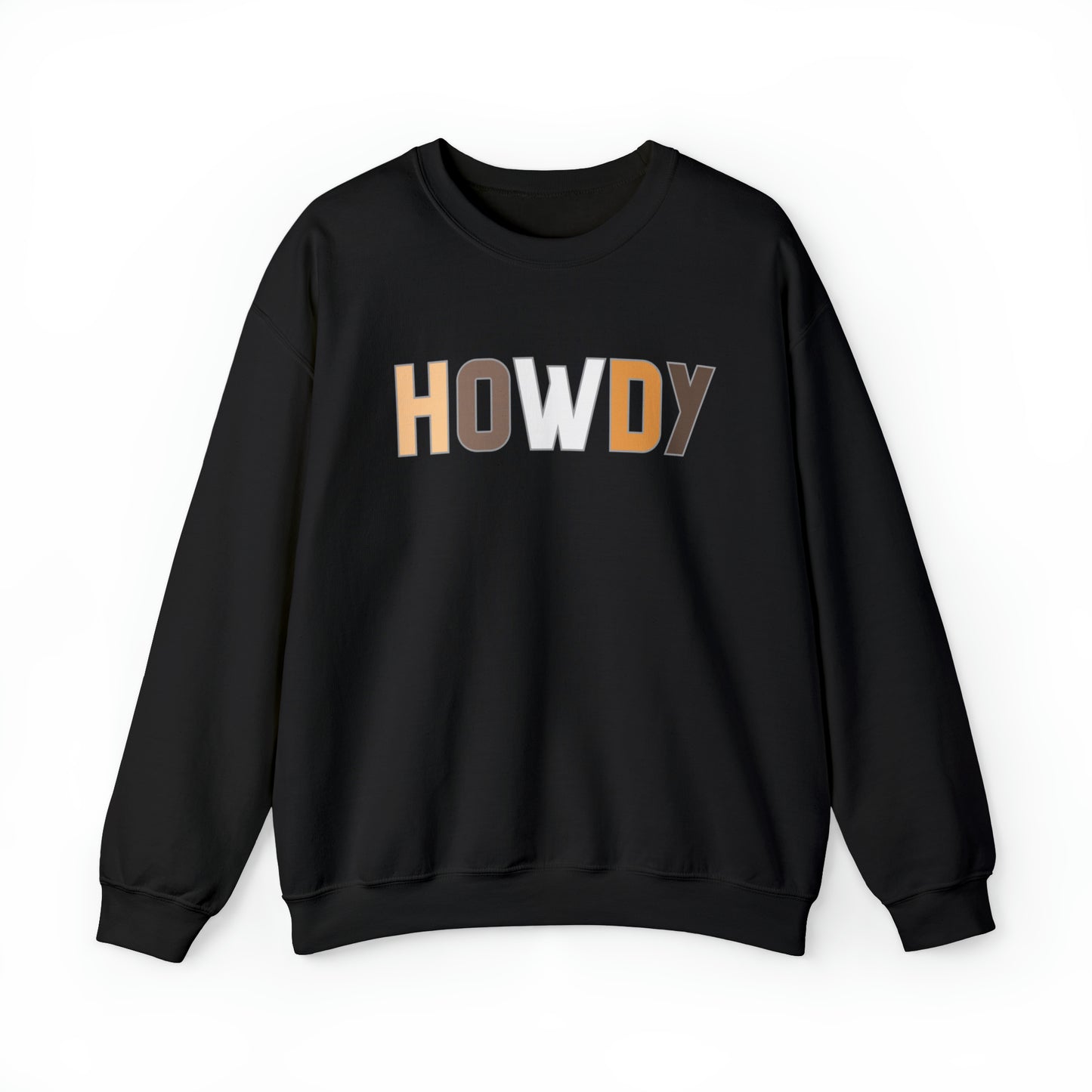 Howdy Beige Unisex Heavy Blend Crewneck Sweatshirt