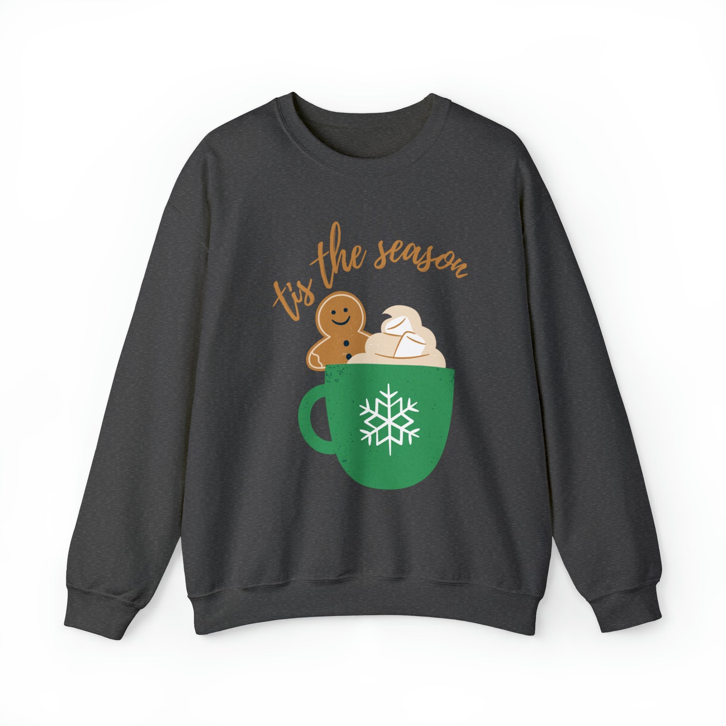 Tis The Season Latte Unisex Heavy Blend Crewneck Sweatshirt