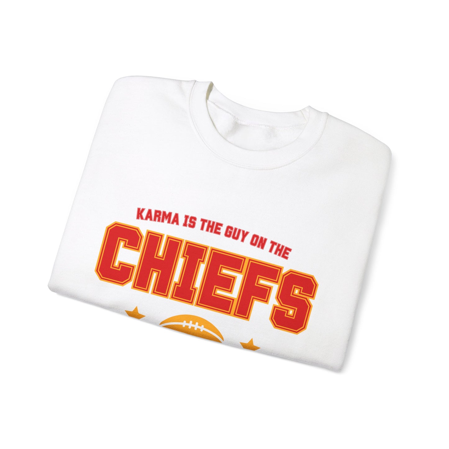 Karma Is The Guy On The Chiefs Unisex Crewneck