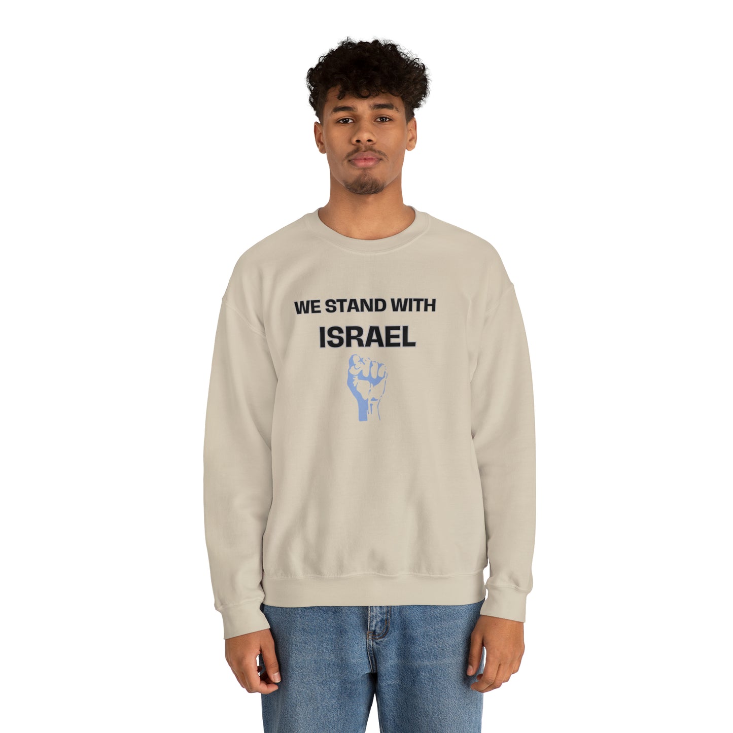We Stand For Israel Unisex Heavy Blend™ Crewneck Sweatshirt