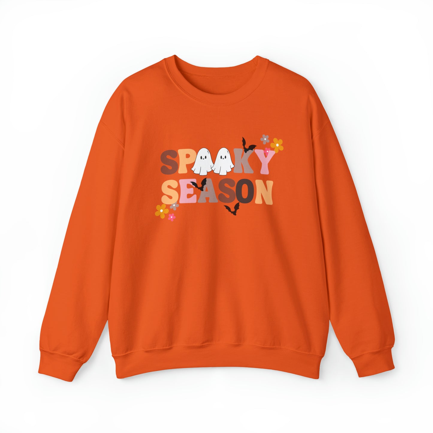 Spooky Season Ghosts Unisex Heavy Blend Crewneck Sweatshirt
