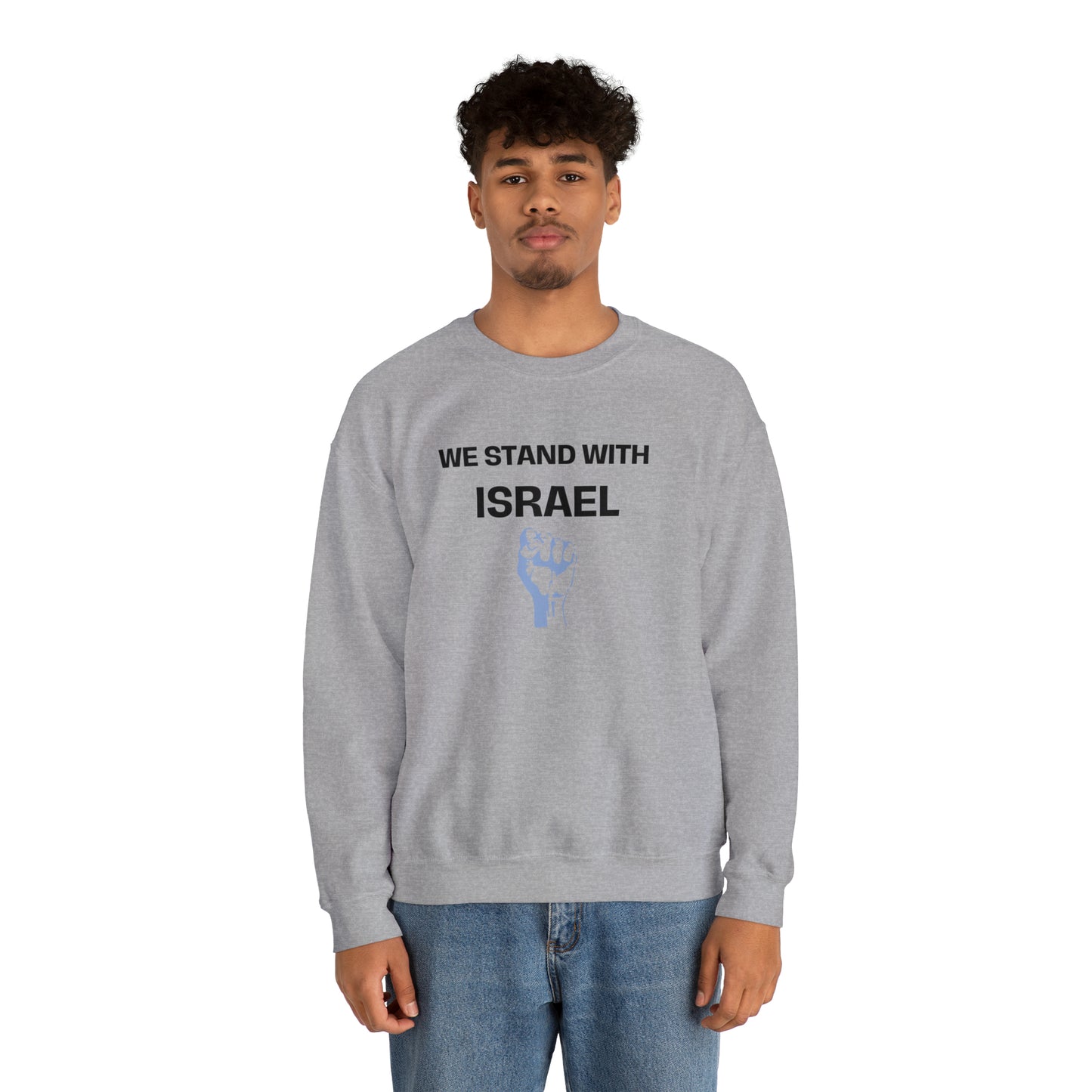 We Stand For Israel Unisex Heavy Blend™ Crewneck Sweatshirt