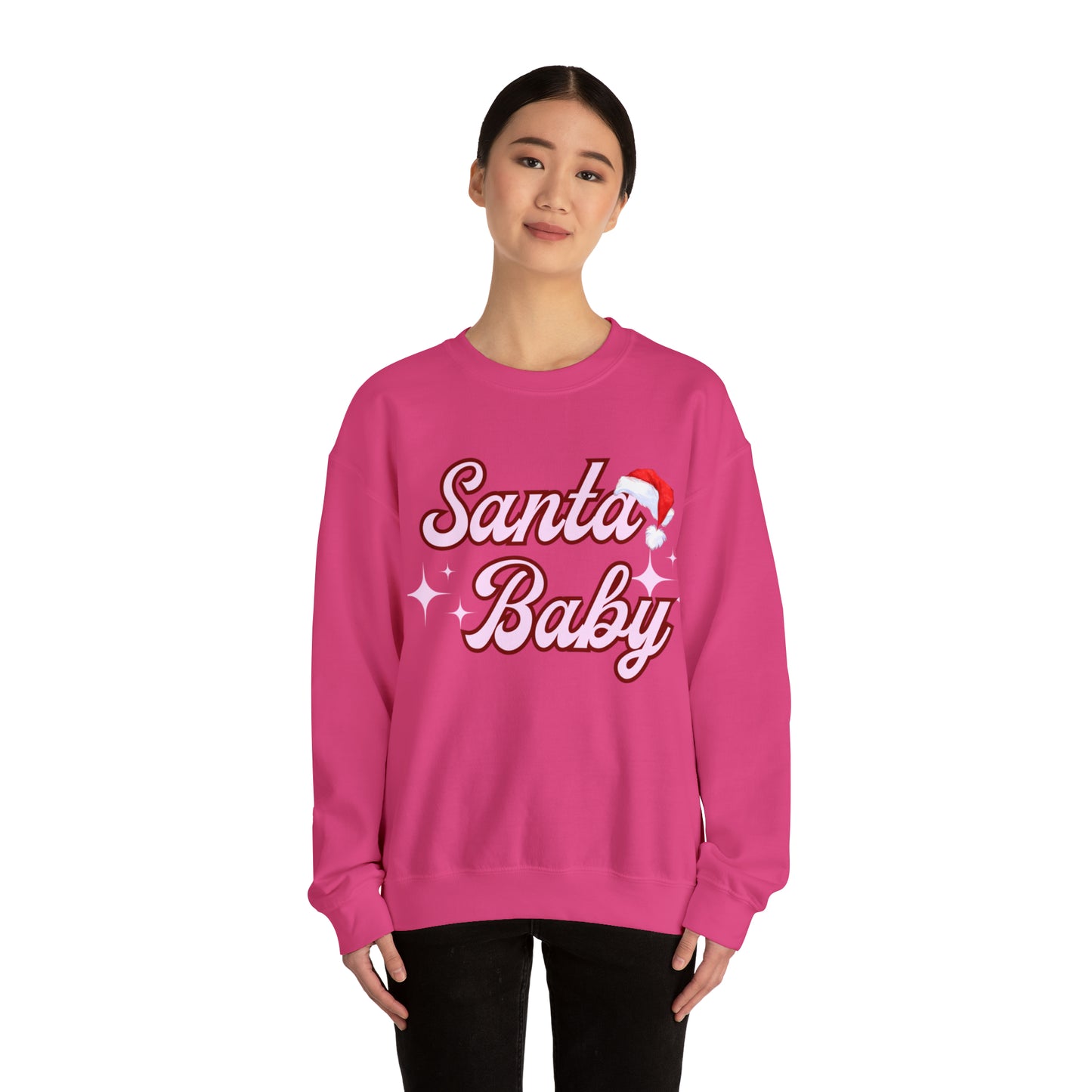 Santa Baby Unisex Heavy Blend Crewneck Sweatshirt