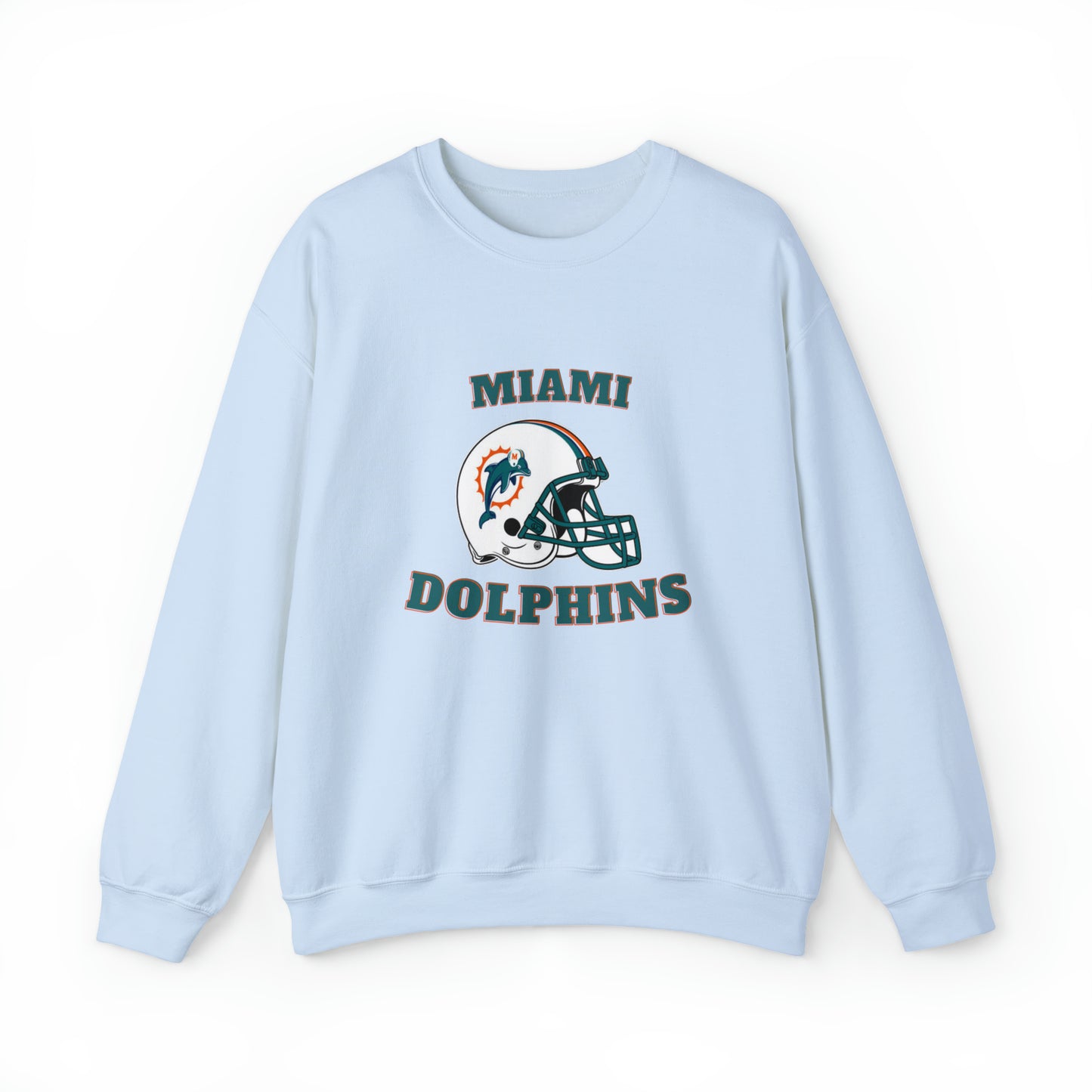 Miami Dolphins Unisex Heavy Blend Crewneck Sweatshirt