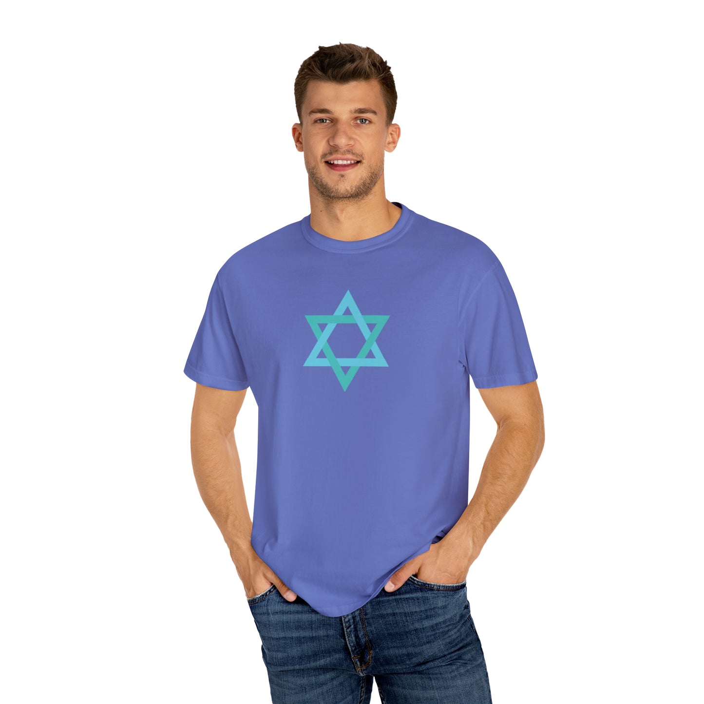 Jewish Star Unisex Garment-Dyed T-shirt
