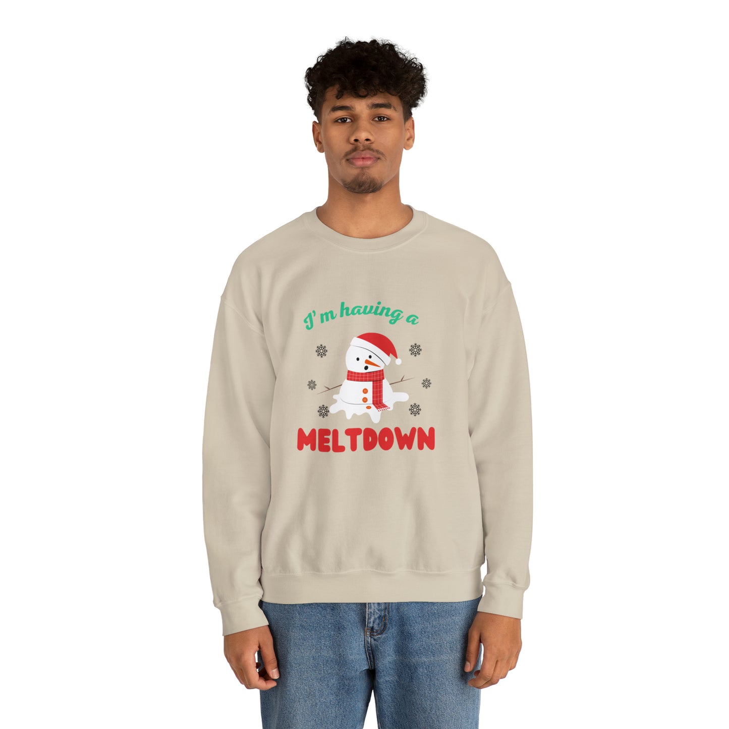 I’m having a meltdown snowman Unisex Sweatshirt