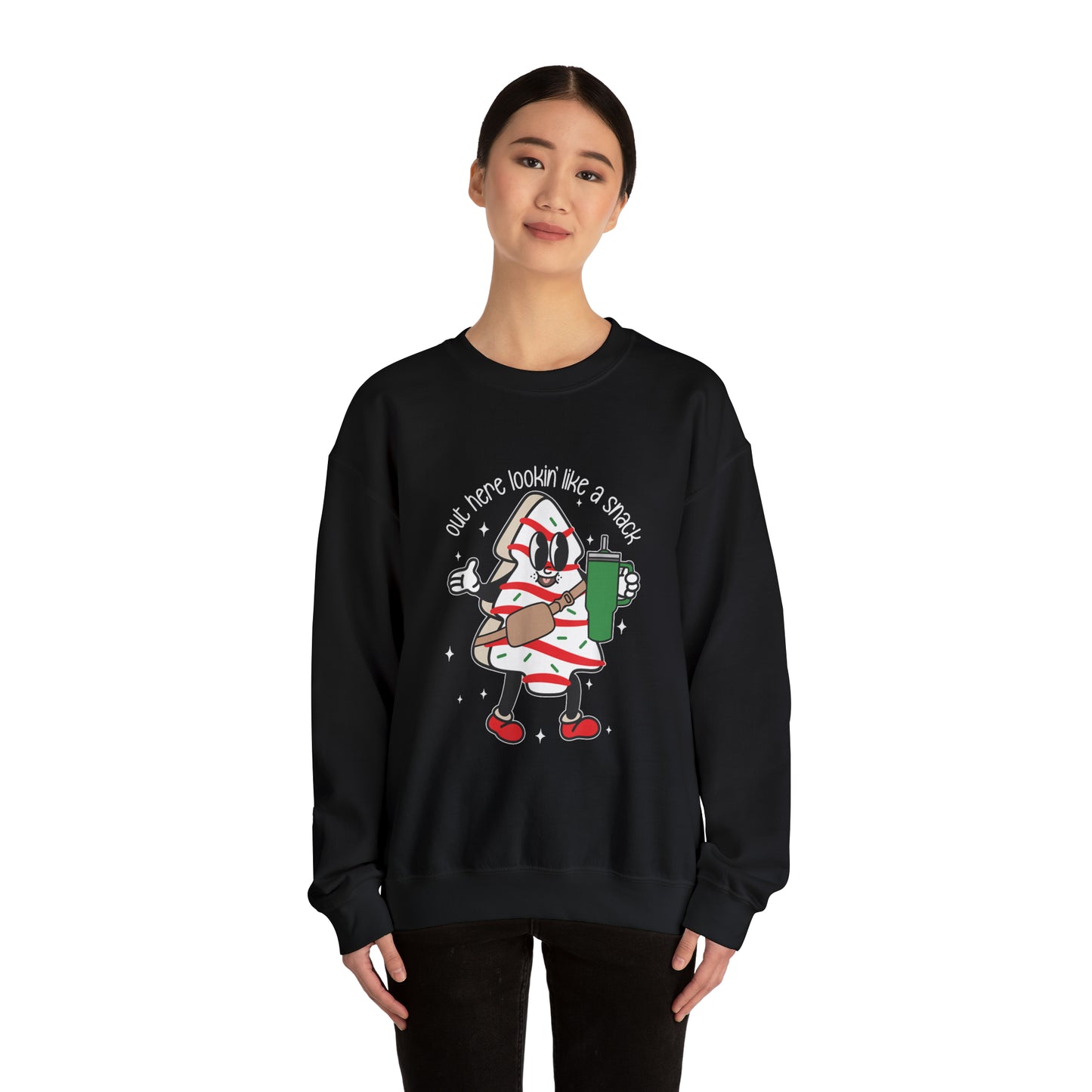 Out Here Looking Like A Snack Unisex Heavy Blend Crewneck Sweatshirt