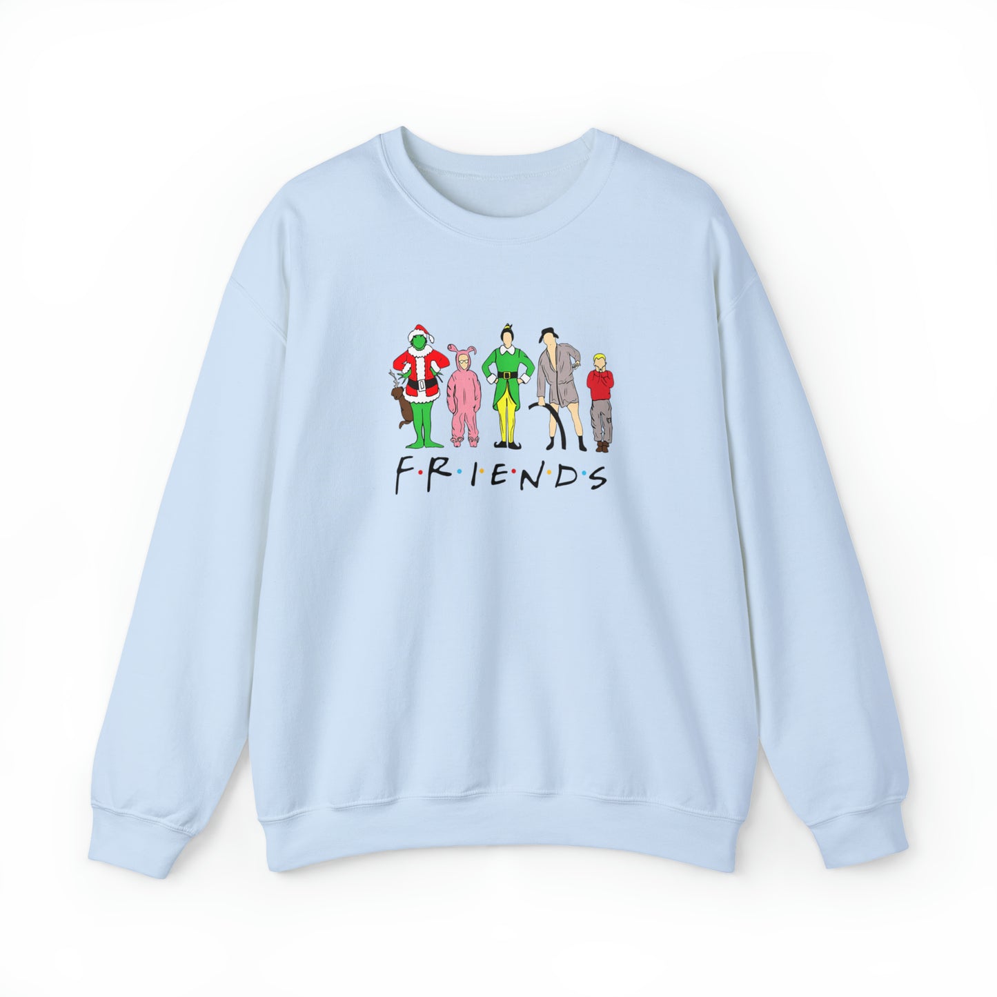 Friends Christmas Unisex Heavy Blend Crewneck Sweatshirt
