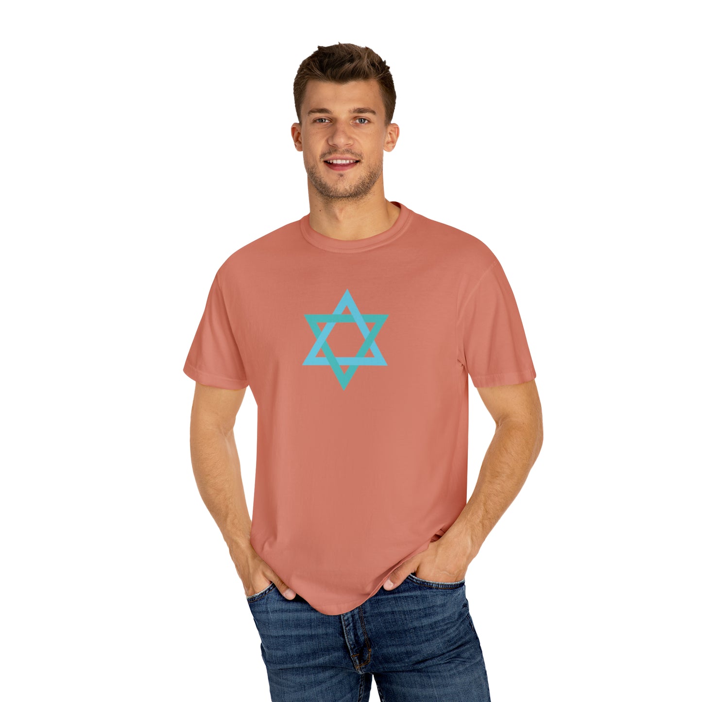 Jewish Star Unisex Garment-Dyed T-shirt