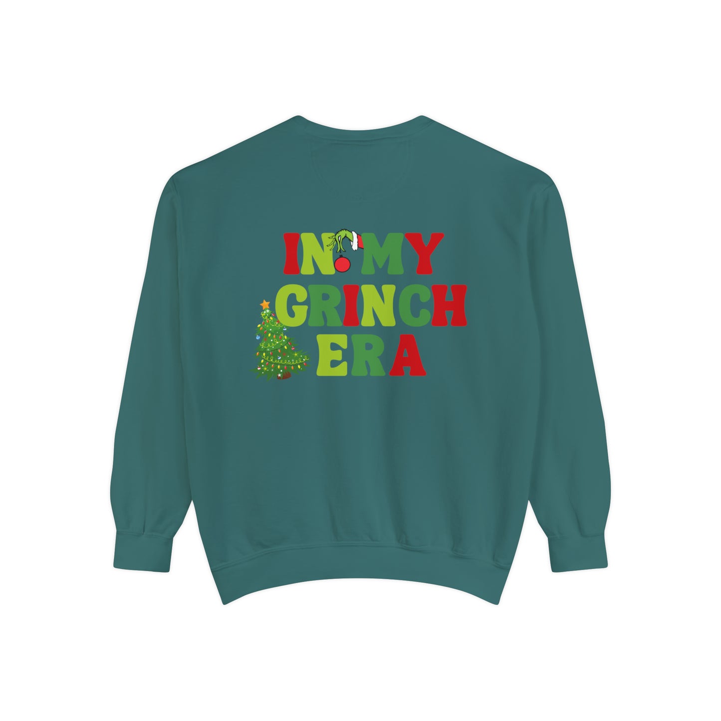 In My Grinch Era Comfort Colors Unisex Garment-Dyed Sweatshirt