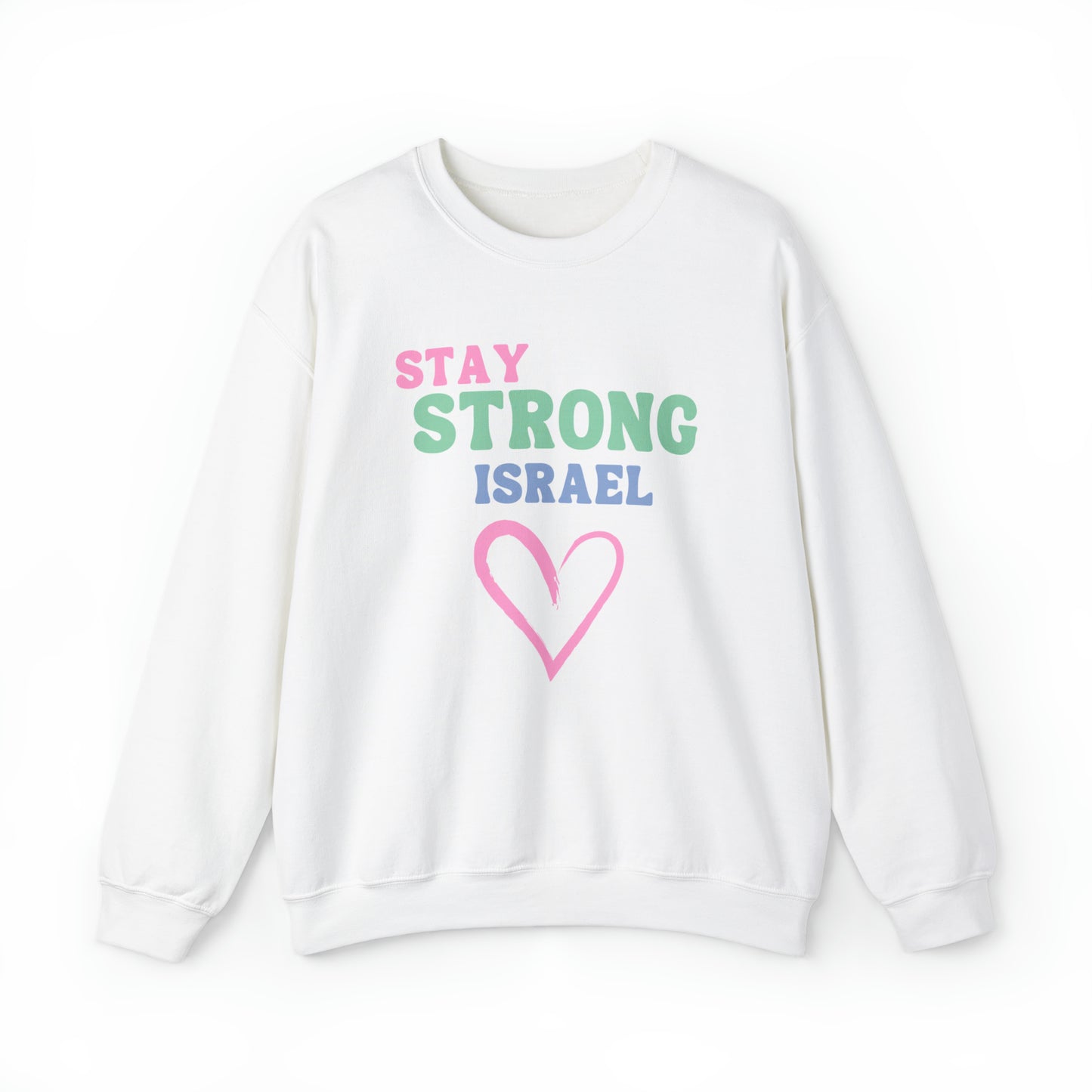 Stay Strong Israel Unisex Heavy Blend Crewneck Sweatshirt