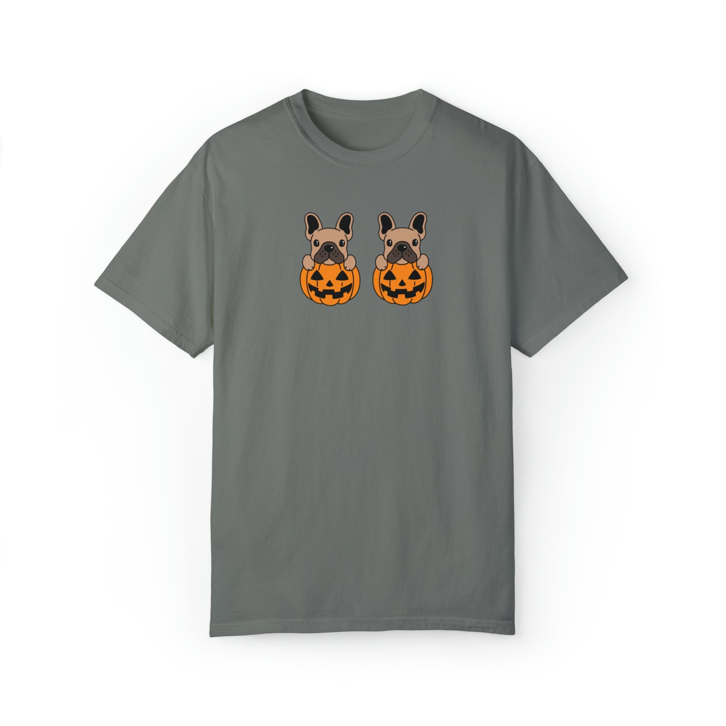 Doggie Pumpkins Unisex Garment-Dyed T-shirt
