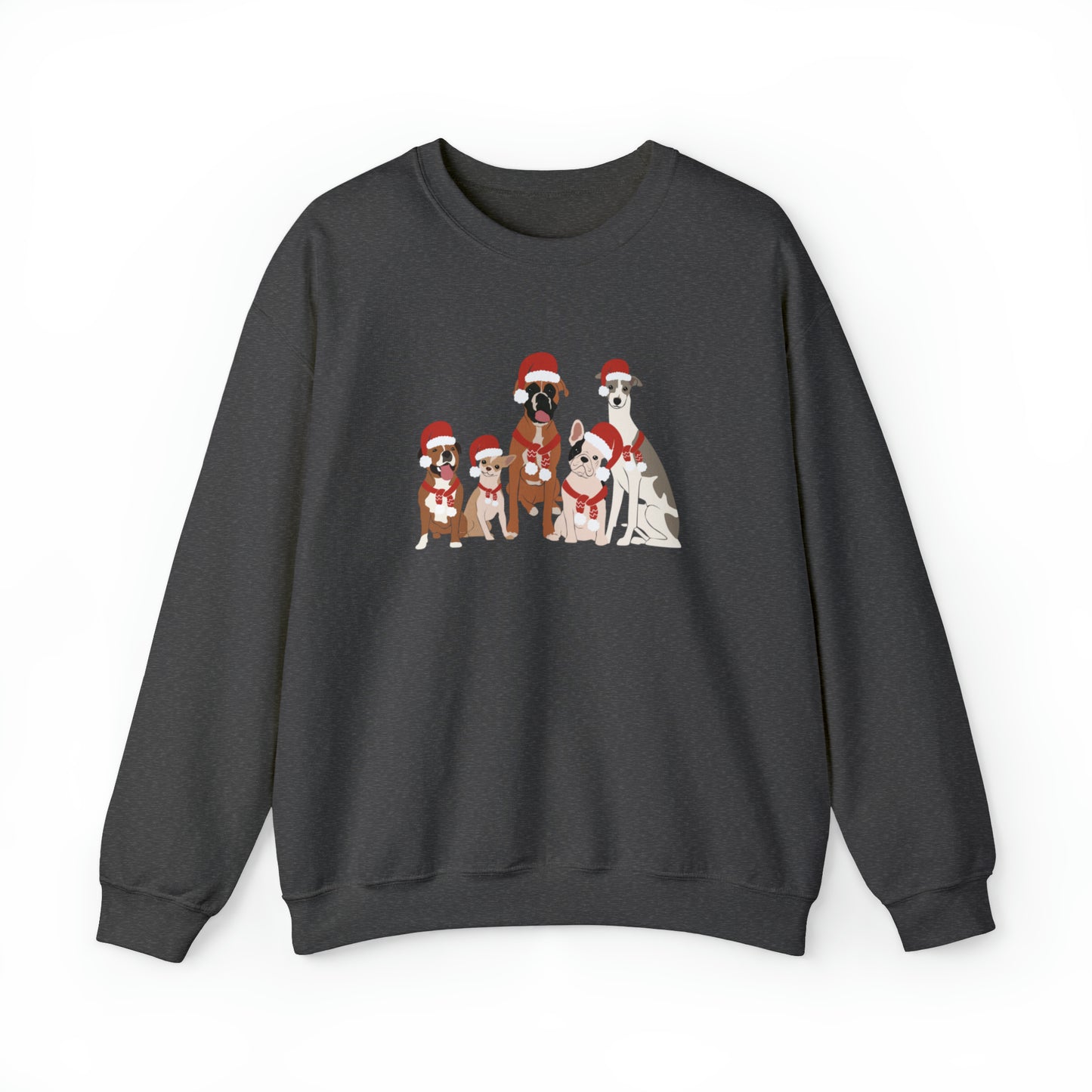 Santa Doggies Unisex Crewneck Sweatshirt