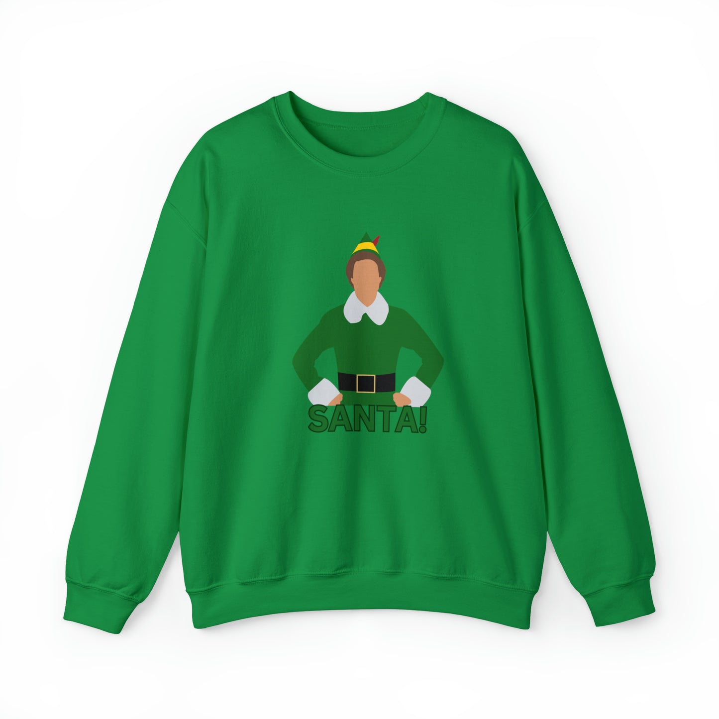 Santa Buddy Elf Unisex Heavy Blend Crewneck Sweatshirt