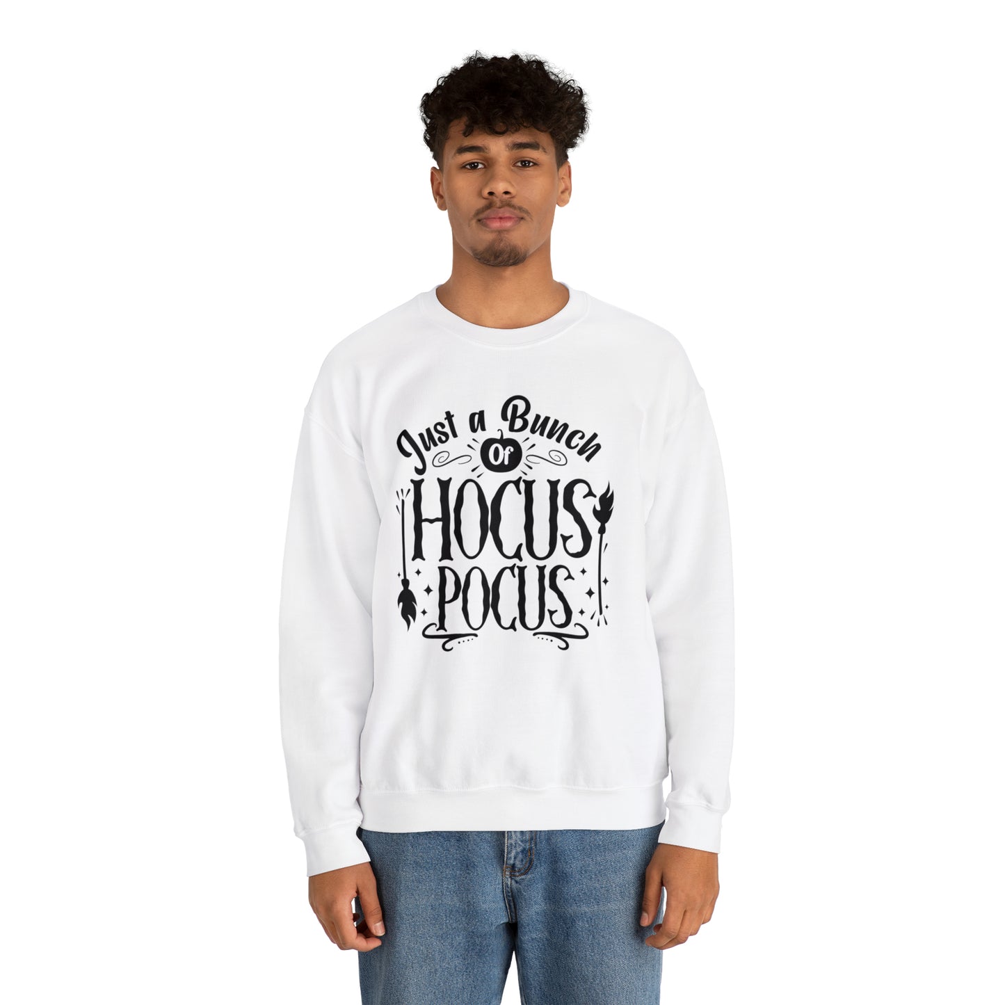 Just A Bunch Of Hocus Pocus Unisex Heavy Blend Crewneck Sweatshirt
