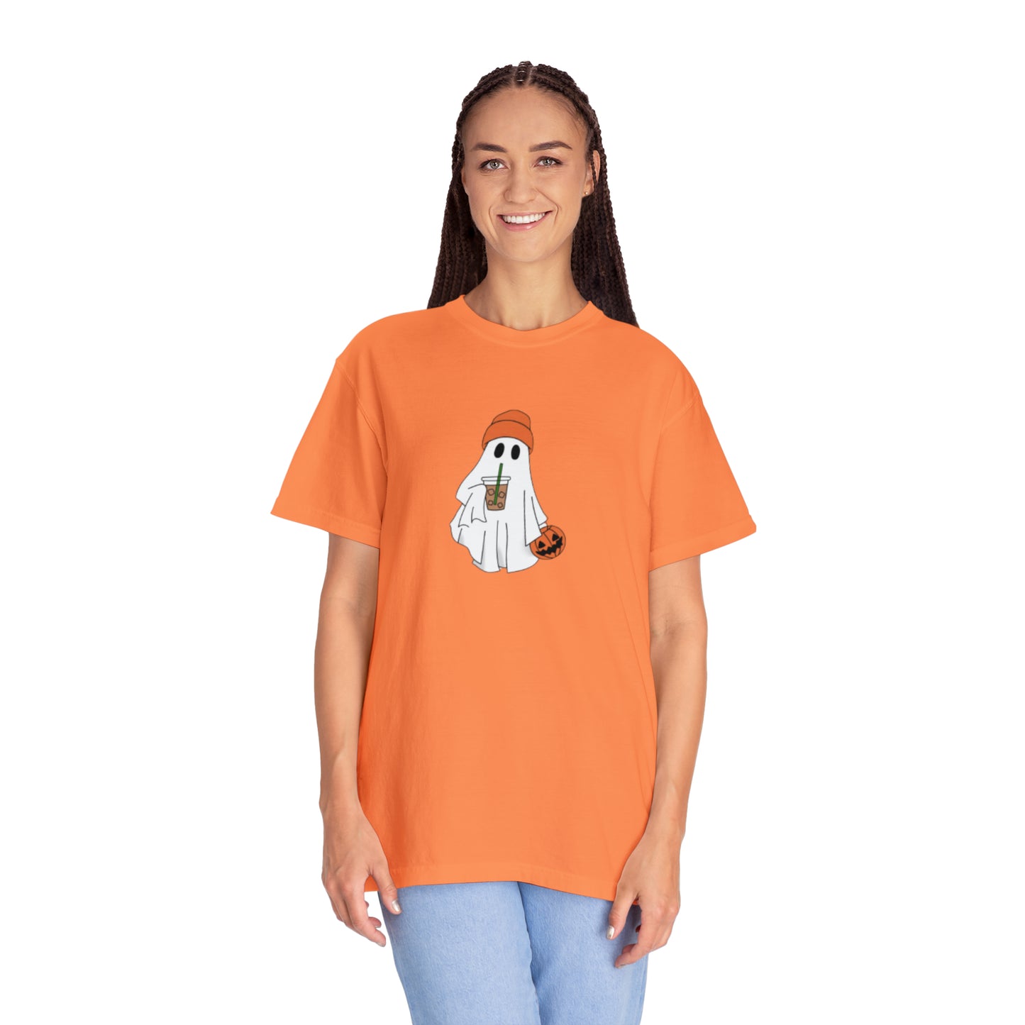 Ghost Iced Coffee Unisex Garment-Dyed T-shirt