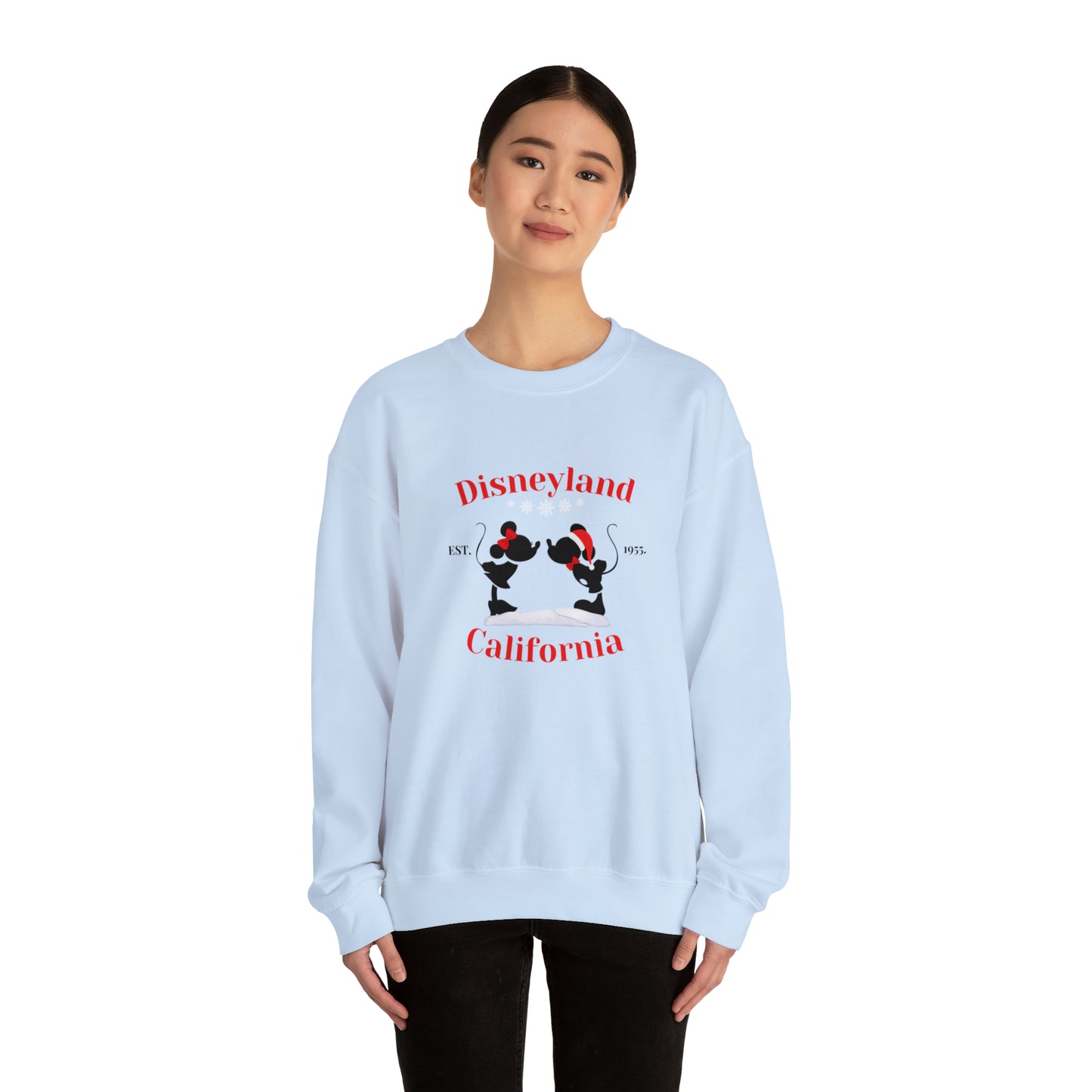 Mickey and Minnie Christmas  Crewneck Sweatshirt