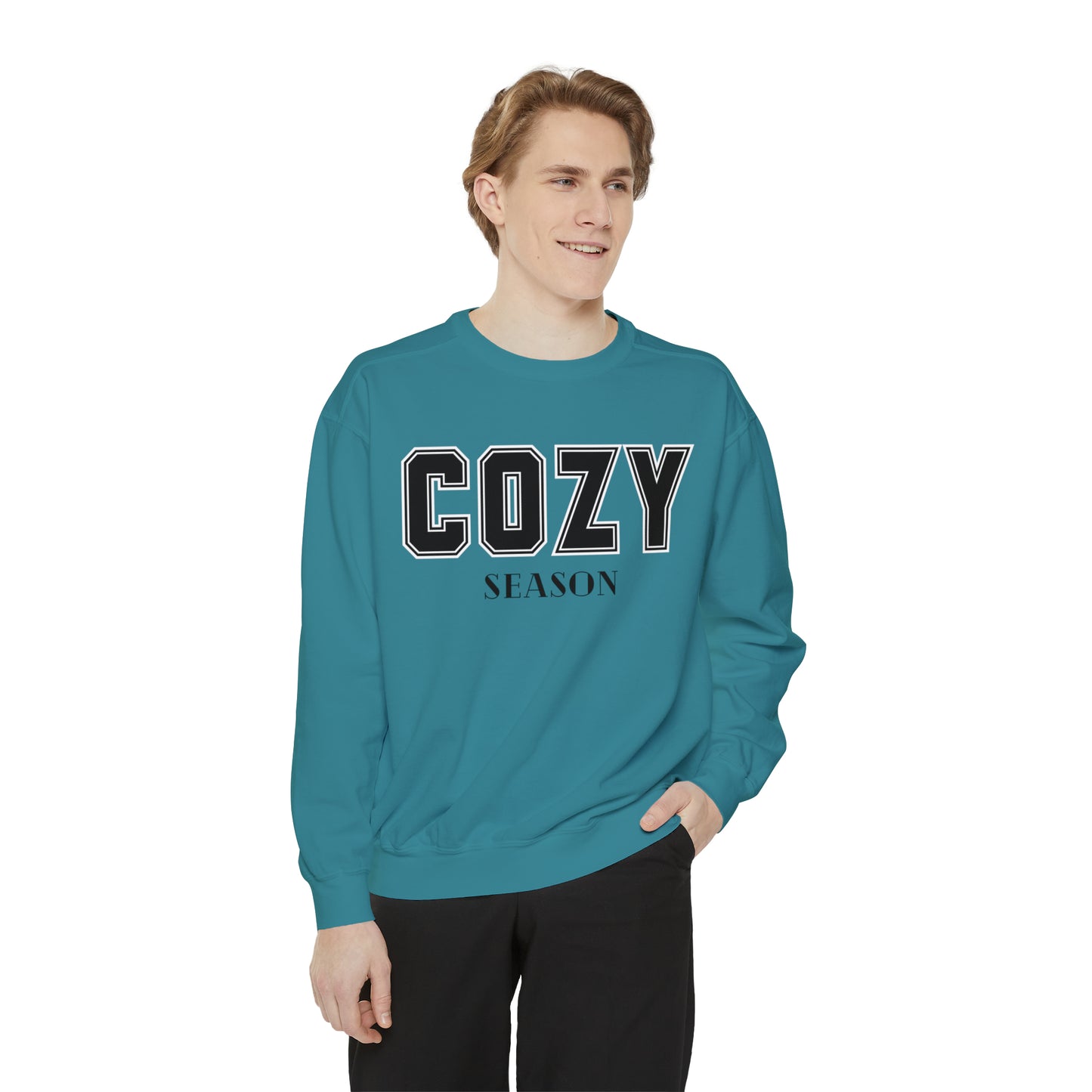 Cozy Season Comfort Colors Unisex Garment-Dyed Sweatshirt