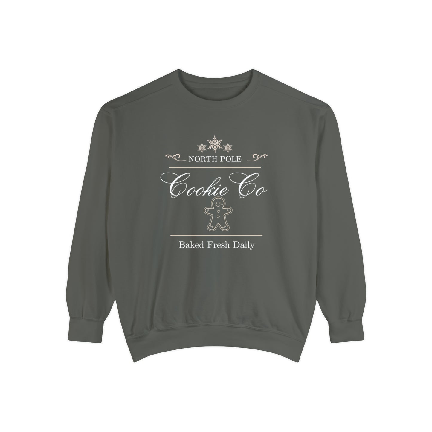 North Pole Cookie Company Unisex Garment-Dyed Sweatshirt