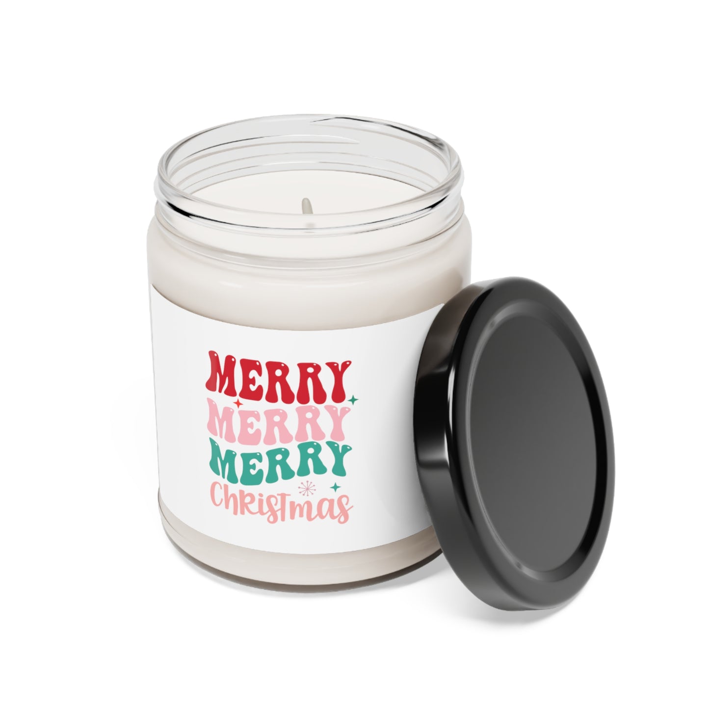 Merry Christmas Scented Soy Candle, 9oz
