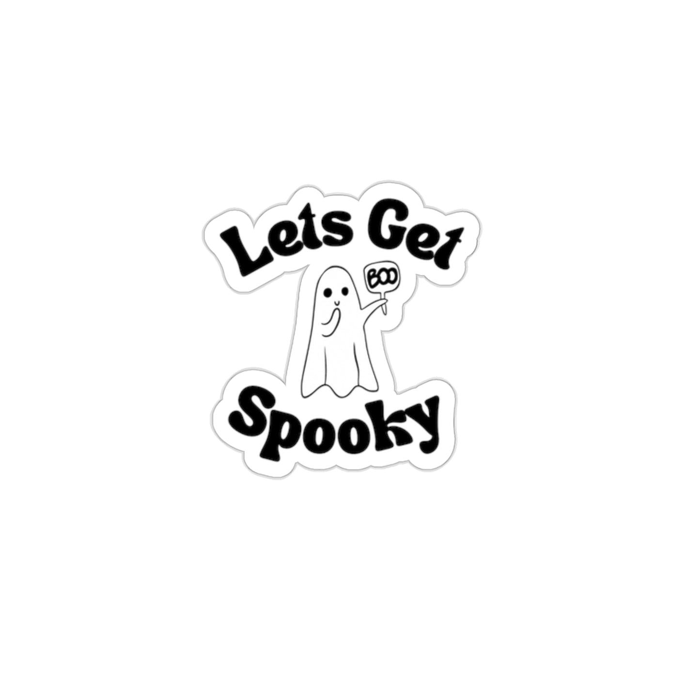 Let’s Get Spooky Ghost Stickers