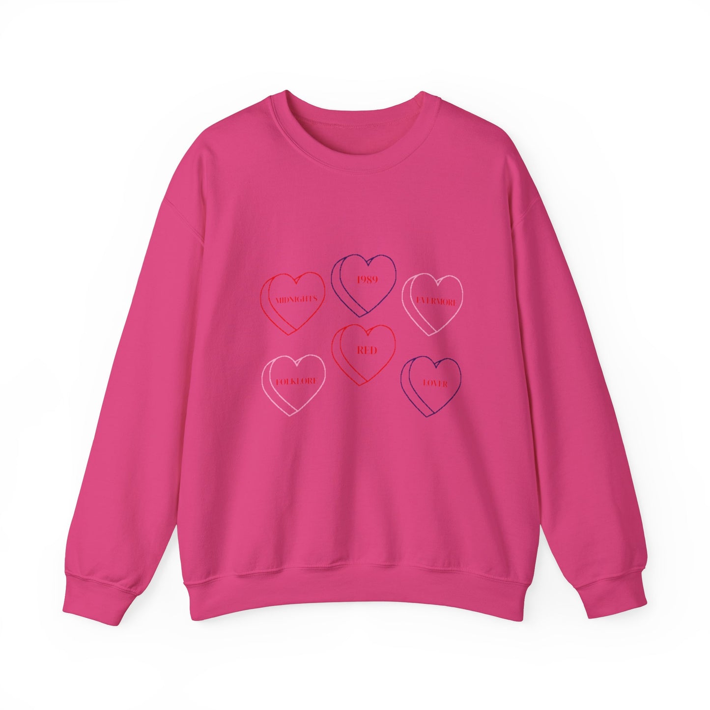 Taylor Eras Heart Crewneck Sweatshirt