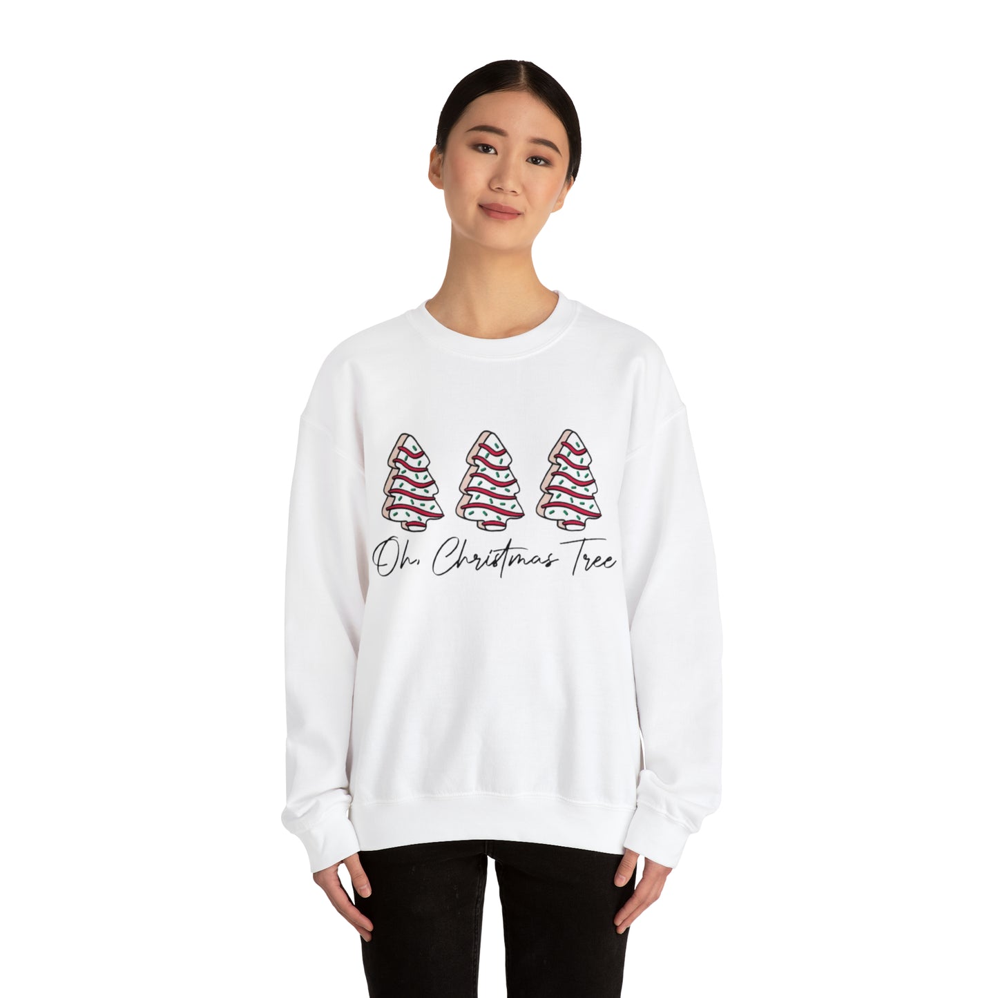 Oh Christmas Tree Unisex Heavy Blend Crewneck Sweatshirt