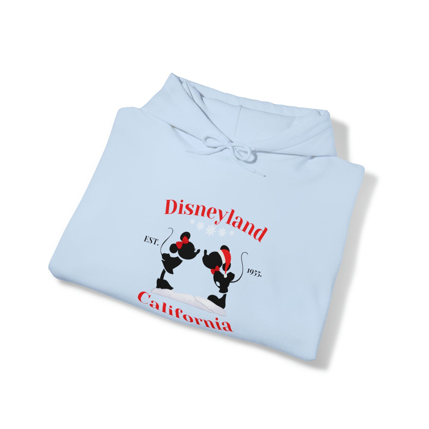 Disneyland Mickey And Minnie Christmas Unisex Heavy Blend Hooded Sweatshirt