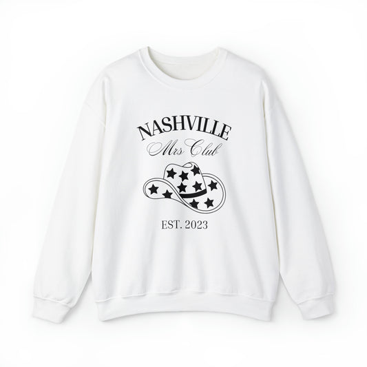 Nashville Mrs Club Unisex Heavy Blend Crewneck Sweatshirt